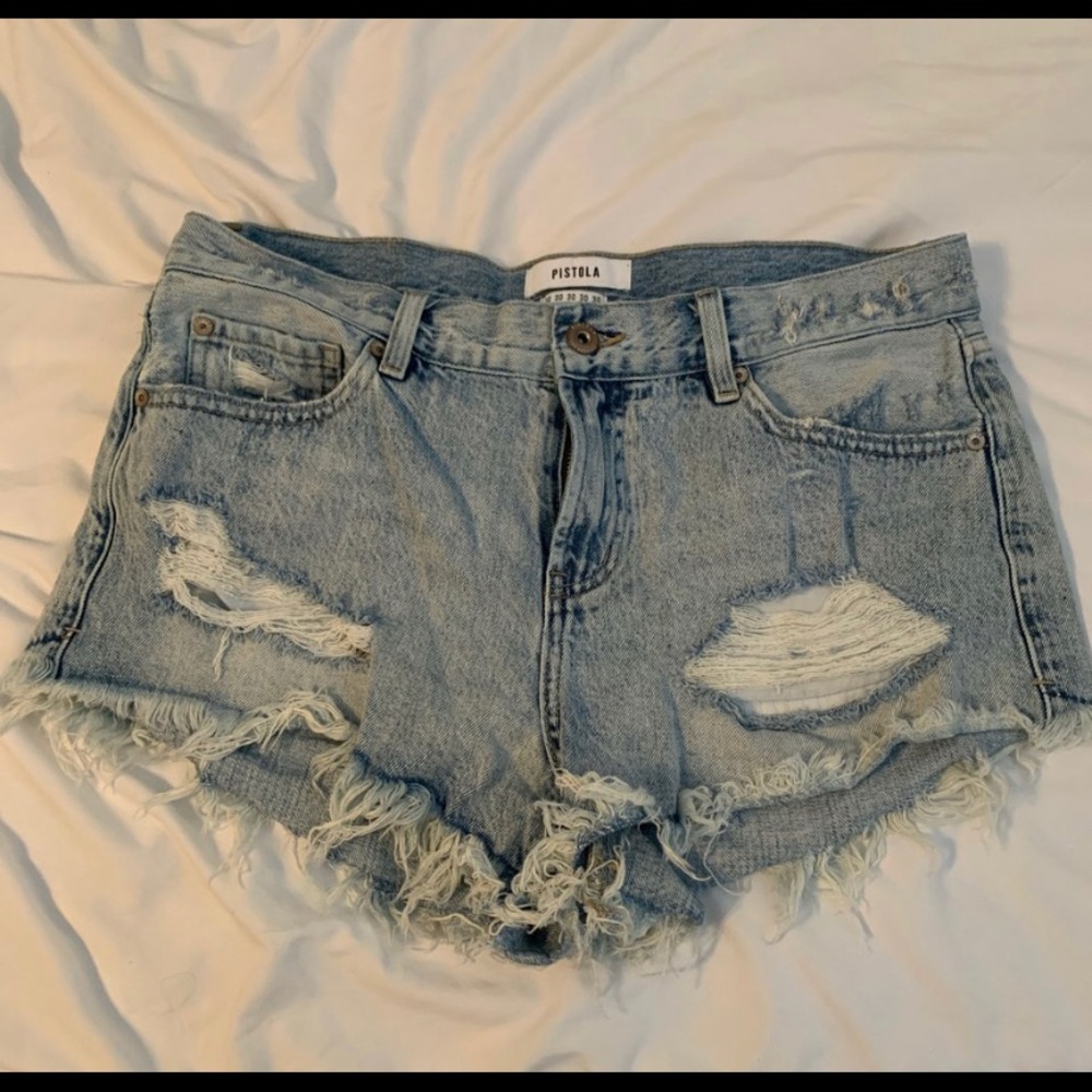 pistola jean shorts